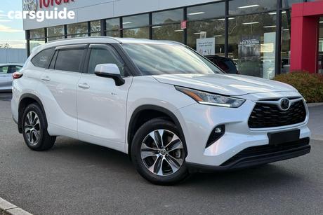 White 2025 Toyota Kluger Wagon Gxl Hybrid Awd