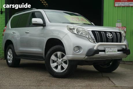 Silver 2014 Toyota Landcruiser Prado Wagon Gxl (4X4)