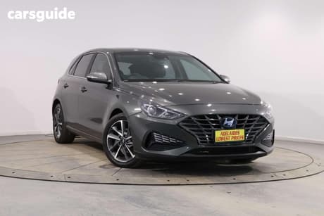 Grey 2022 Hyundai I30 Hatchback Active
