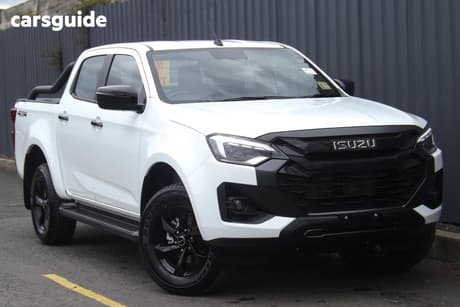 White 2026 Isuzu D-MAX Crew Cab Utility X-Rider (4X4)