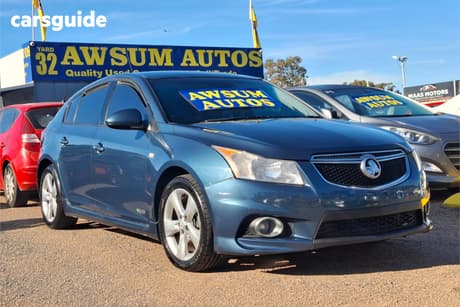 Blue 2013 Holden Cruze Hatchback Sri