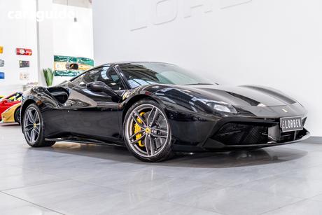 Black 2017 Ferrari 488 Coupe Gtb