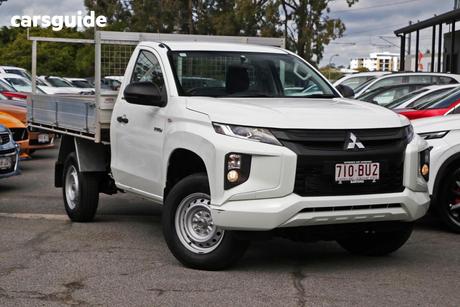 White 2021 Mitsubishi Triton Cab Chassis Glx (4X2)