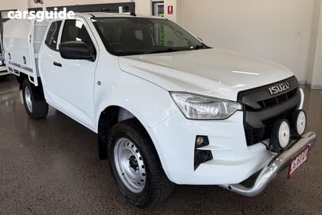 White 2020 Isuzu D-MAX Space Cab Chassis Sx (4X4)