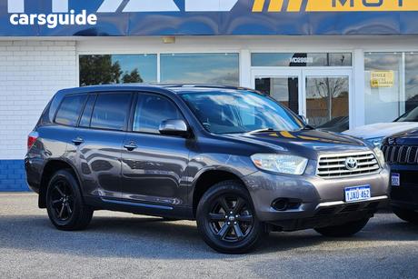 Grey 2009 Toyota Kluger Wagon Kx-R (4X4) 7 Seat
