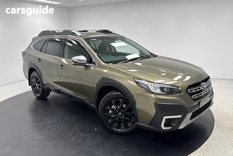 Green 2025 Subaru Outback Wagon Awd Touring Xt