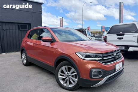 Orange 2022 Volkswagen T-Cross Wagon 85Tsi Style