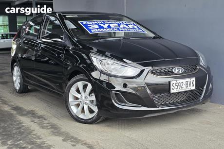 Black 2017 Hyundai Accent Hatchback Sport