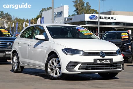 White 2025 Volkswagen Polo Hatchback Style