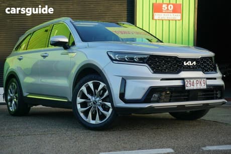 Silver 2022 Kia Sorento Wagon Gt-Line 7 Seat