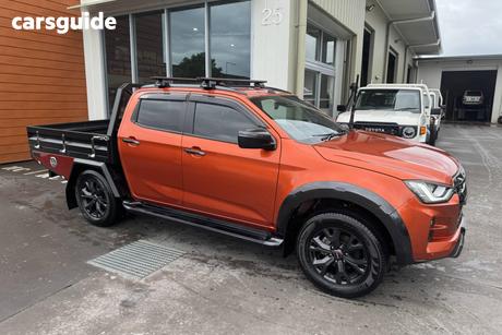 Orange 2023 Isuzu D-MAX Crew Cab Utility X-Terrain (4X4)