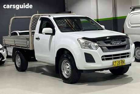 White 2019 Isuzu D-MAX Ute Tray SX HI-RIDE (4X2) TF MY19