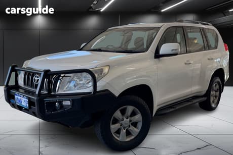 White 2010 Toyota Landcruiser Prado Wagon Gxl (4X4)