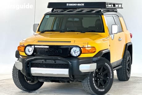 Yellow 2014 Toyota FJ Cruiser Wagon
