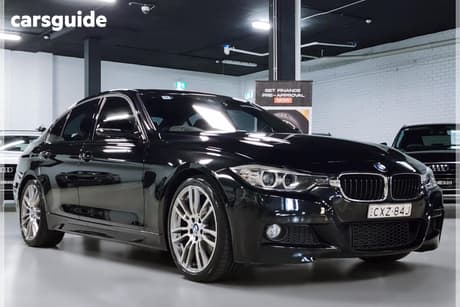 Black 2015 BMW 320I Sedan Sport Line