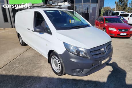 White 2017 Mercedes-Benz Vito Van 114 Bluetec Lwb