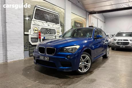 Blue 2013 BMW X1 Wagon Sdrive 18D