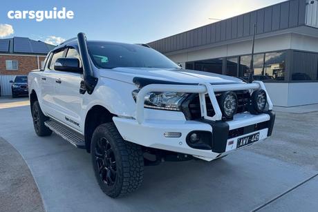 White 2019 Ford Ranger Double Cab Pick Up Wildtrak 2.0 (4X4)