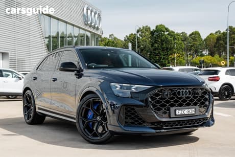Blue 2026 Audi RS Q8 SUV TFSI PERFORMANCE 4WD