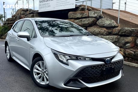 Silver 2022 Toyota Corolla Hatchback Ascent Sport Hybrid