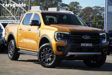 Yellow 2025 Ford Ranger Double Cab Pick Up Wildtrak 3.0 (4X4)