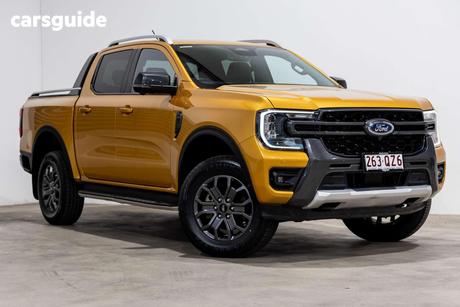Yellow 2023 Ford Ranger Double Cab Pick Up Wildtrak 3.0 (4X4)