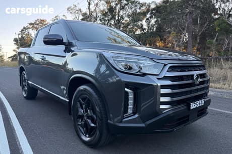 Grey 2023 Ssangyong Musso Crew Cab Pickup Ultimate