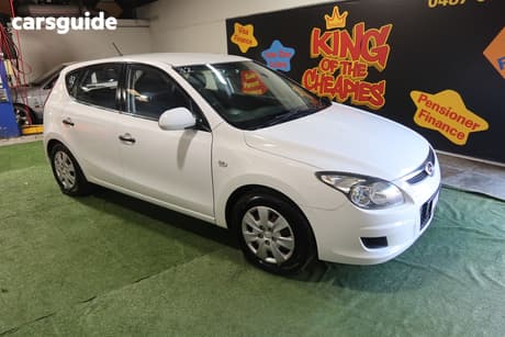 White 2011 Hyundai I30 Hatchback Sx