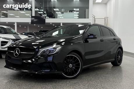 Black 2018 Mercedes-Benz A180 Hatchback