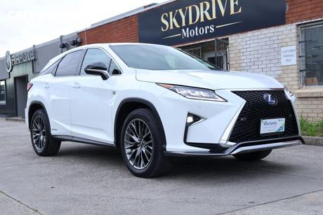White 2018 Lexus RX SUV F-SPORT
