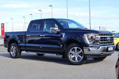 Blue 2024 Ford F150 Double Cab Pick Up Lariat Lwb (4Wd)