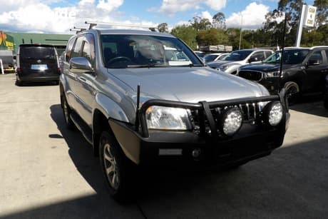 Silver 2004 Toyota Landcruiser Prado Wagon Gxl (4X4)