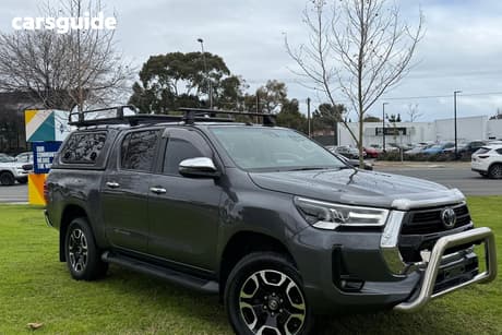 Grey 2021 Toyota Hilux Cab Chassis Sr (4X4)