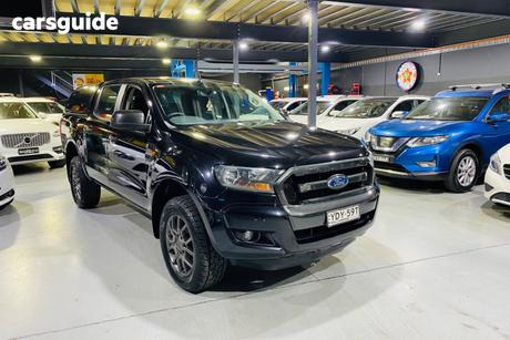 Black 2016 Ford Ranger Dual Cab Utility Xls 3.2 (4X4)