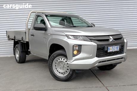 Silver 2022 Mitsubishi Triton Cab Chassis Glx (4X4)