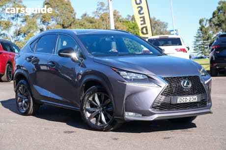 Grey 2015 Lexus NX200T Wagon F Sport (Awd)