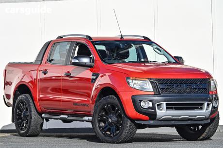 Orange 2015 Ford Ranger Crew Cab Utility Wildtrak 3.2 (4X4)