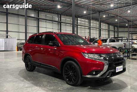 Red 2020 Mitsubishi Outlander Wagon Black Edition 7 Seat (2Wd)