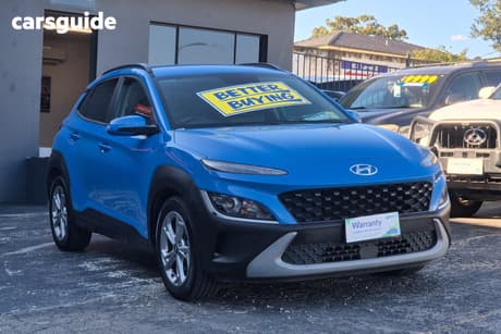 Blue 2021 Hyundai Kona Wagon Active (Fwd)
