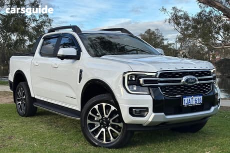 White 2025 Ford Ranger Double Cab Pick Up Platinum 3.0 (4X4)
