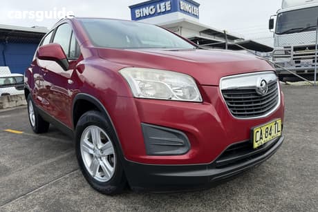 Burgundy 2014 Holden Trax Wagon Ls