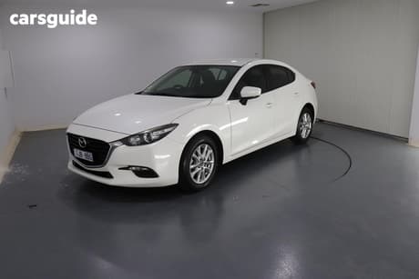 White 2017 Mazda 3 Sedan Neo