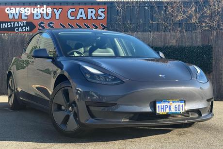 Grey 2021 Tesla Model 3 Sedan