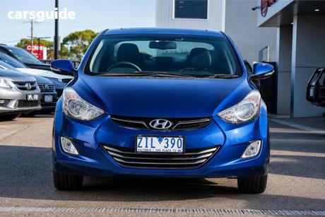 Blue 2012 Hyundai Elantra Sedan Premium