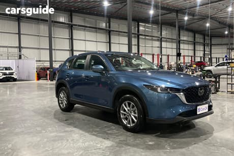 Blue 2024 Mazda CX-5 Wagon G25 Maxx Sport (Fwd)
