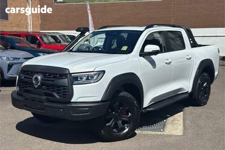White 2026 GWM Cannon Dual Cab Utility Xsr (4X4)