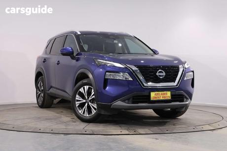 Blue 2022 Nissan X-Trail Wagon St-L (2Wd)