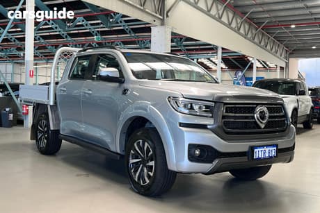 Silver 2025 GWM Cannon Dual Cab Chassis Lux (4X4)