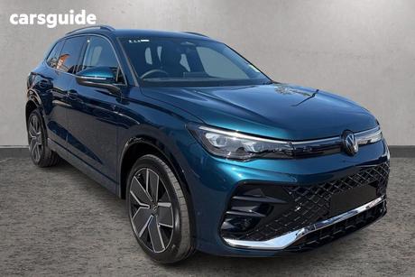 Blue 2025 Volkswagen Tiguan Wagon 195Tsi R-Line