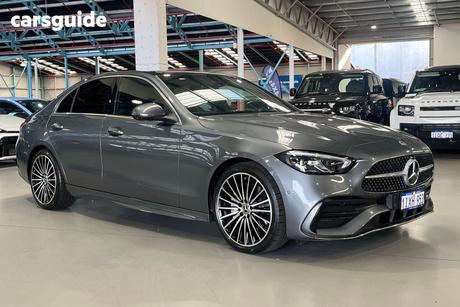 Grey 2025 Mercedes-Benz C200 Sedan Night Edition